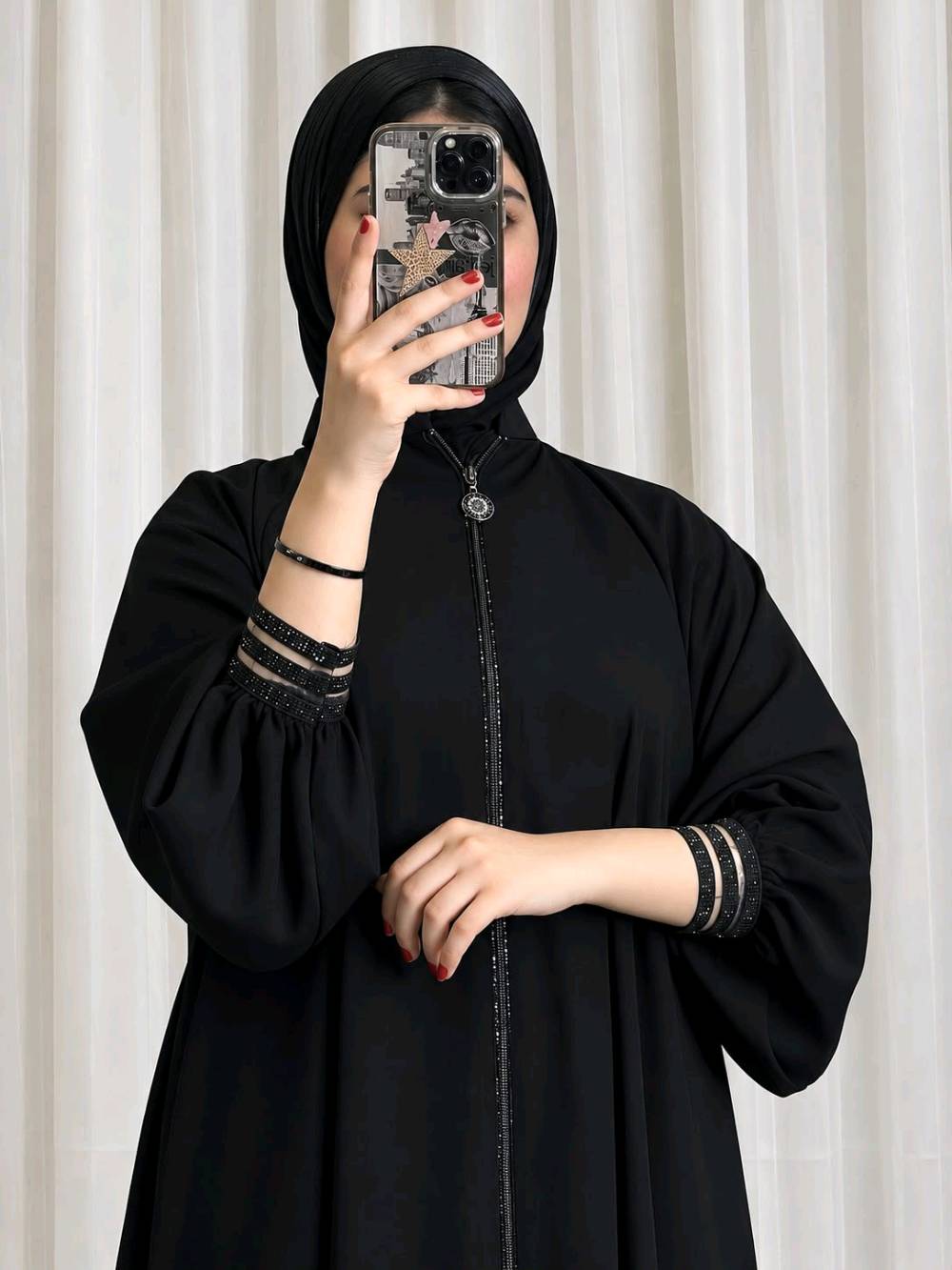 عبايه • خامه براده • مقاسات 38-46