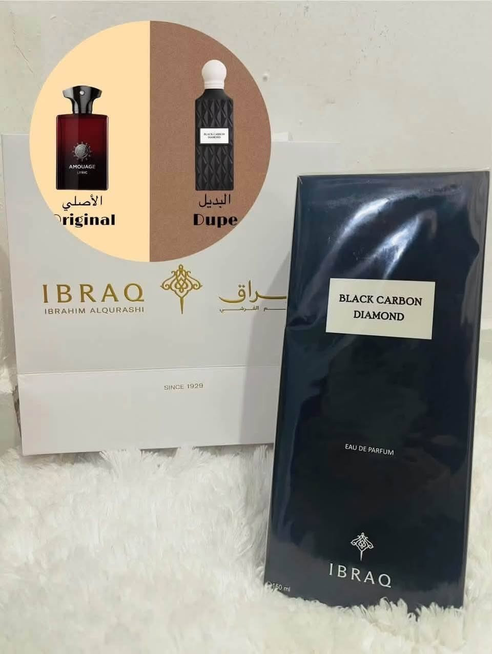 جميع عطور آبراق الأصلية (آبراهيم القريشي) متوفرة لدى محلة ابراند ال جـ𓄌ـبـوري
حجم العبوة: 150 مل — أصلي 100%
للطلب يرجى مراستنا على الخاص
📞 أو اتصل / واتساب: ***********
