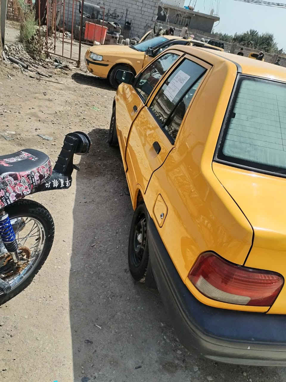 السلام عليكم سايبا مديل 2018 مكينة بية خيط بخاربسيط كير كفالة حدادية سيارة جاهزة رقم بغداد مشروع وطني ومداور ثاني يوم مصفرة هية وغرامات سيارة حلوة وحلة من الصورة تبريد عوزة بس غاز مكان السياره الدوانية الحمزة الشرقي السعر 45 وبية مجال ***********
