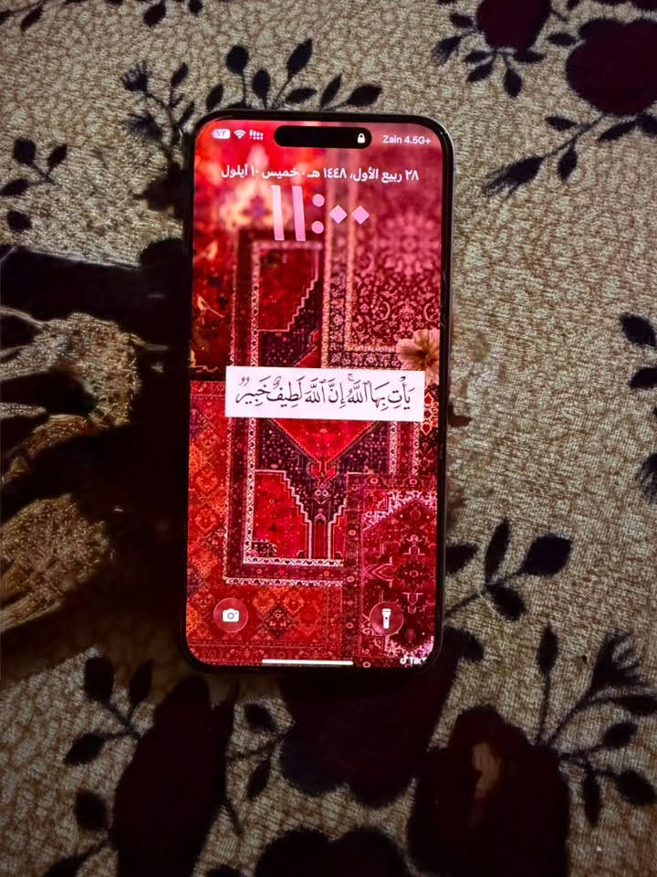 آيفون 15 Pro Max
🔹 دبل خط

🔹 نسخة شرق أوسط

🔹 صحة البطارية: 86%

🔹 نضافة: 98% ✨

🔹كارتون موجود 

🔹 الجهاز نظيف وبدون عيوب

 🌐***********

💠السعر1,100 قفل
