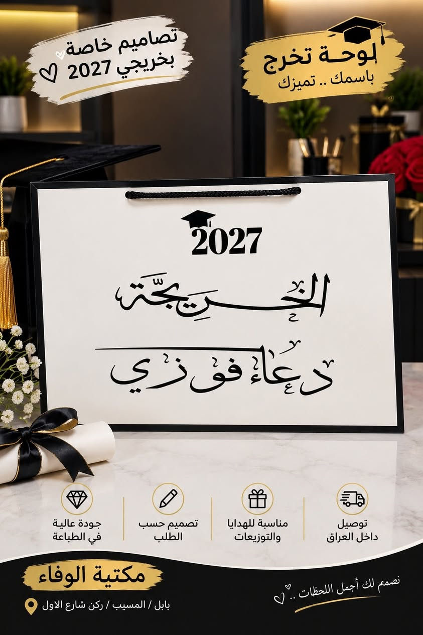 خريجي ٢٠٢٧ • علاقات تخرج • بابل/المسيب