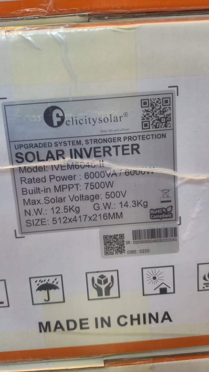 السلام عليكم تم توفير لدى شركة نبع الحياة للطاقة الشمسية 
انفيرتر من نوع فلستي سولر حجم 6kw ضمان سنتين
للمراسلة والاستفسار على الاقام ***********,*********** يوجد توصيل لكافة محافضات العراق موقع الشركة بابل الحصوة مقابيل جامع اسامة بن زيد في عمارة الماس داخل القيصرية
