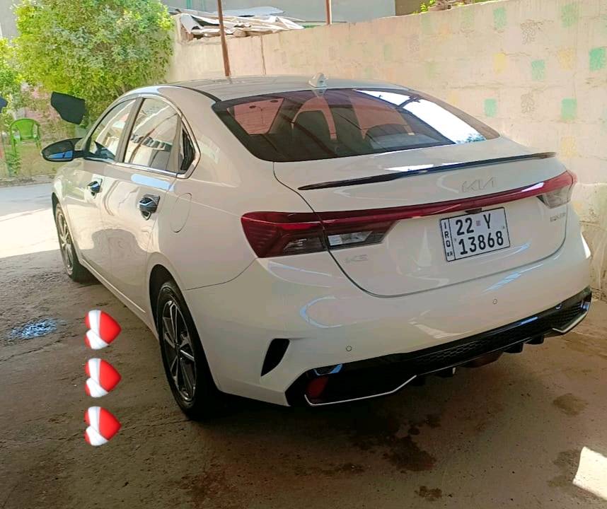 كيا K3
رقم اربيل بسمي 

موديل 2025
الون  ابيض 
فول مواصفات

عداد المسافه 13 الف KM 

محرك 1500 دبل نوزل 8 بخاخات دوش 

مكفول من التبديل الوصبغ شخوط خفيفه فوك هلال تاير خلفي جه صدر 

بصمه تشغيل + بصمه ابواب دخول ذكي+ جنطه بصمه

حساسات اماميه خلفيه 

كشنات جلد 

تبريد بيانو

وضعيات قياده 

مرايه تعتيم

ويل كب 

لايت زينون

اشاير بالمري 

سلايت فتحة سقف

بك لايت لد

باقي مواصفات الفول معروفه

مكان السياره بابل الحله مركز المدينة
سعر 142
رقم ***********