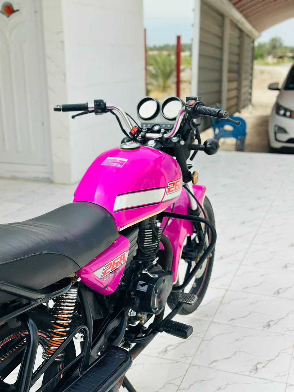ت
دايون 2022  لون مميز بنفسجي 💜اوراق سكنر مكفوله من كلشي محرك 200cc كتابه حمره دراجه نضيفه بمعنى الكلمه سويج سجينه نسختين السعر 1200 وبيها مجال المكان بابل محاويل ***********//***********
