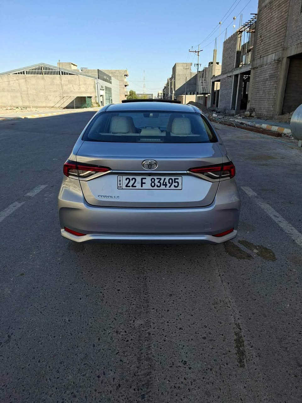 كورلا ٢٠٢٣
خليجي لون سلفر مكفوله كفاله عامه من كير وحرك وصدر وتخم تاير ع وضع الشركه  داخل لونين ماشيه ٩٢ استلام شركه ع ايد شخص واحد محرك ١٨٠٠ سياره فول مواصفات سيارت مرقم اربيل تحويل او اوكاله حسب رغبة المشتري السعر ١٦٥وبيها مجال بغداد مجمع بسمايه او المشتل الرقم***********
