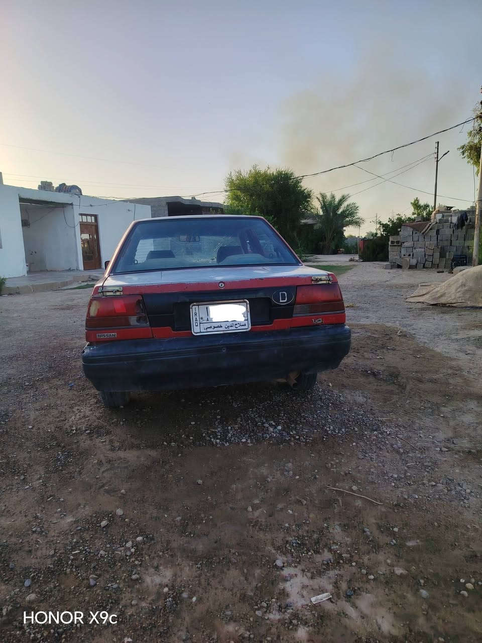 السلام عليكم نيسان سوني للبيع الرقم صلاح الدين خصوصي السياره شغاله ما عايزه شيء مقفوله جير محرك محركه 1600 موديل 88 السعر 27 وبيها مجال رقم الهاتف ***********

نص مكتوب في الصور:
- HONOR X9c