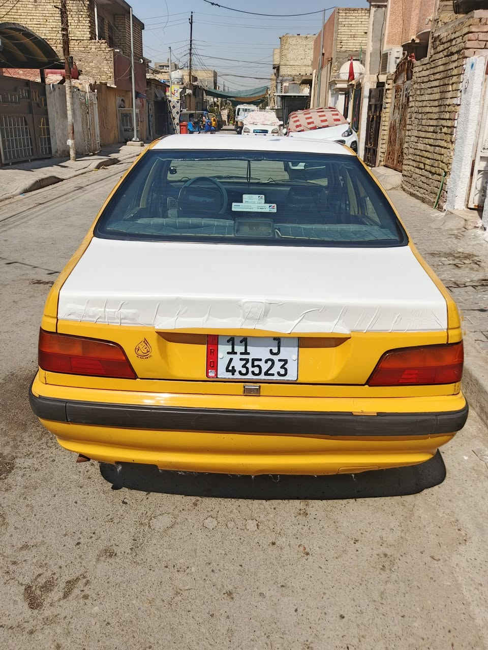 السلام عليكم بيجو بارص 15للبيع السياره جاهزه من كلشي‏‪***********‬‏
بيه فقط جاملع الامامي والهلاات الوره صبغ والبقيه كله مكفول ما بيه اي نقص تراي وين ما ايعجبك سياره ناعمه تبريد ويه السويج بيع مستعجل عندي حاله مرضيه رقم انكليزي جديد امصفره من كلشي جاهزه كبل اتوكل بيه على باب الله السعر 45وبيه مجال قليل العنوان نهايت الشعب ***********
