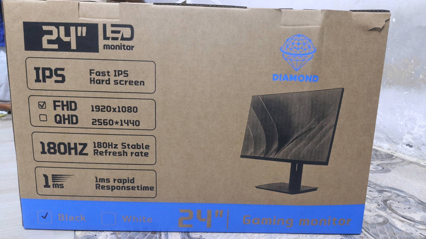 مونيتر
  حجم 24 انش
 بدقة FHD
IPS180hz
منفذDP ومنفذ Hdmi  كيبلDPموجود مع الشاشة
شاشة مستخدمه اسبوعين وبعدهي ب ضمان سنة
سعرها 160 وبيها مجال ما عندي توصيل
