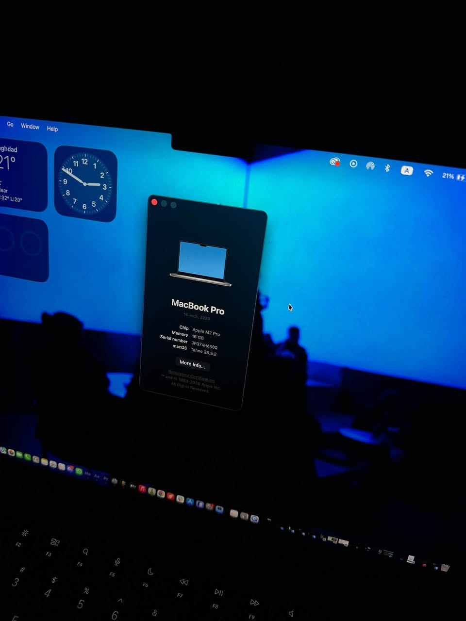 ماك بوك M2 Pro • ١٤ بوصة • ١ تيرا ١٦ جيجا