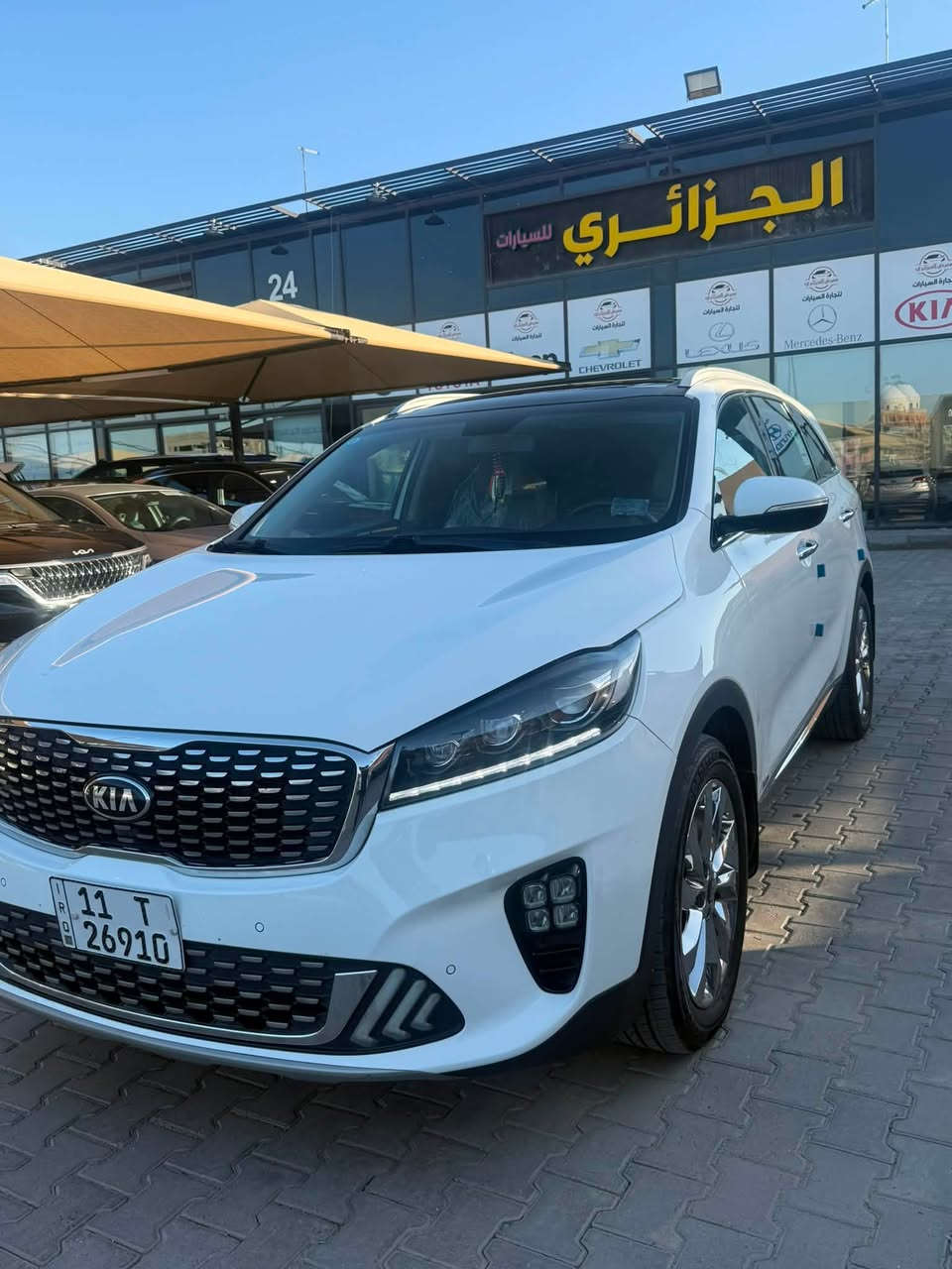 يا الله سلام عليكم
سورنتو 2020 خليجي 6 سلندر 
رقم بغداد بسمي سياره ماشيه 47 حقيقي
بيهه الجاملغ الخلفي صبغ ولباب مكان السياره 
كربلاء رقم مبايل ***********سياره فول عدا 5 كامرات

