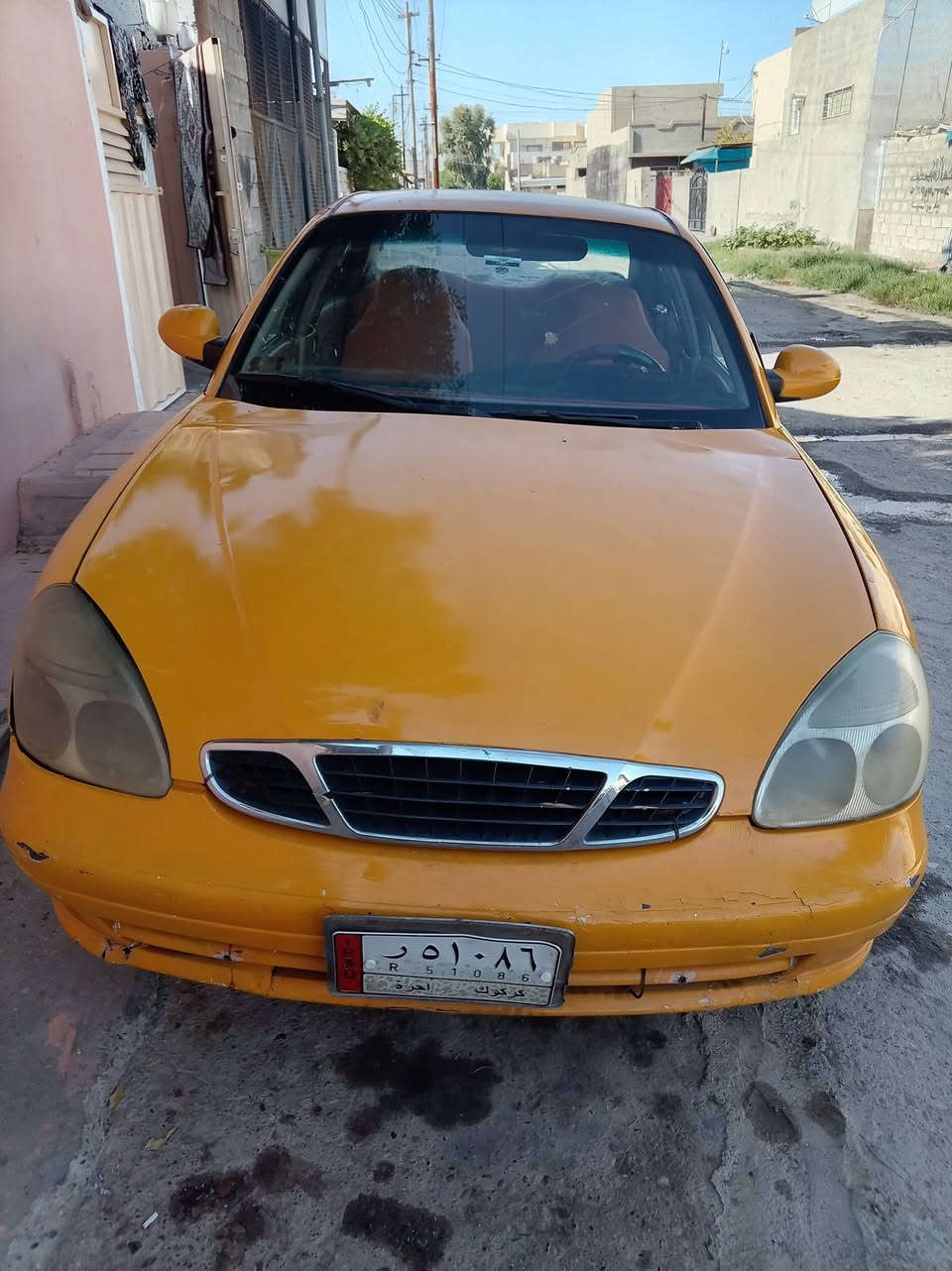 دايو موديل 2000كير محرك شرط تبريد اي نقص مابيها دفتر بانزين نقابه مصفر شرط الوكاله صاحبها كركوك مكاني حي الوحده كركوك سعر 29 ويرهم مراوس الاتصال عل الرقم ***********
