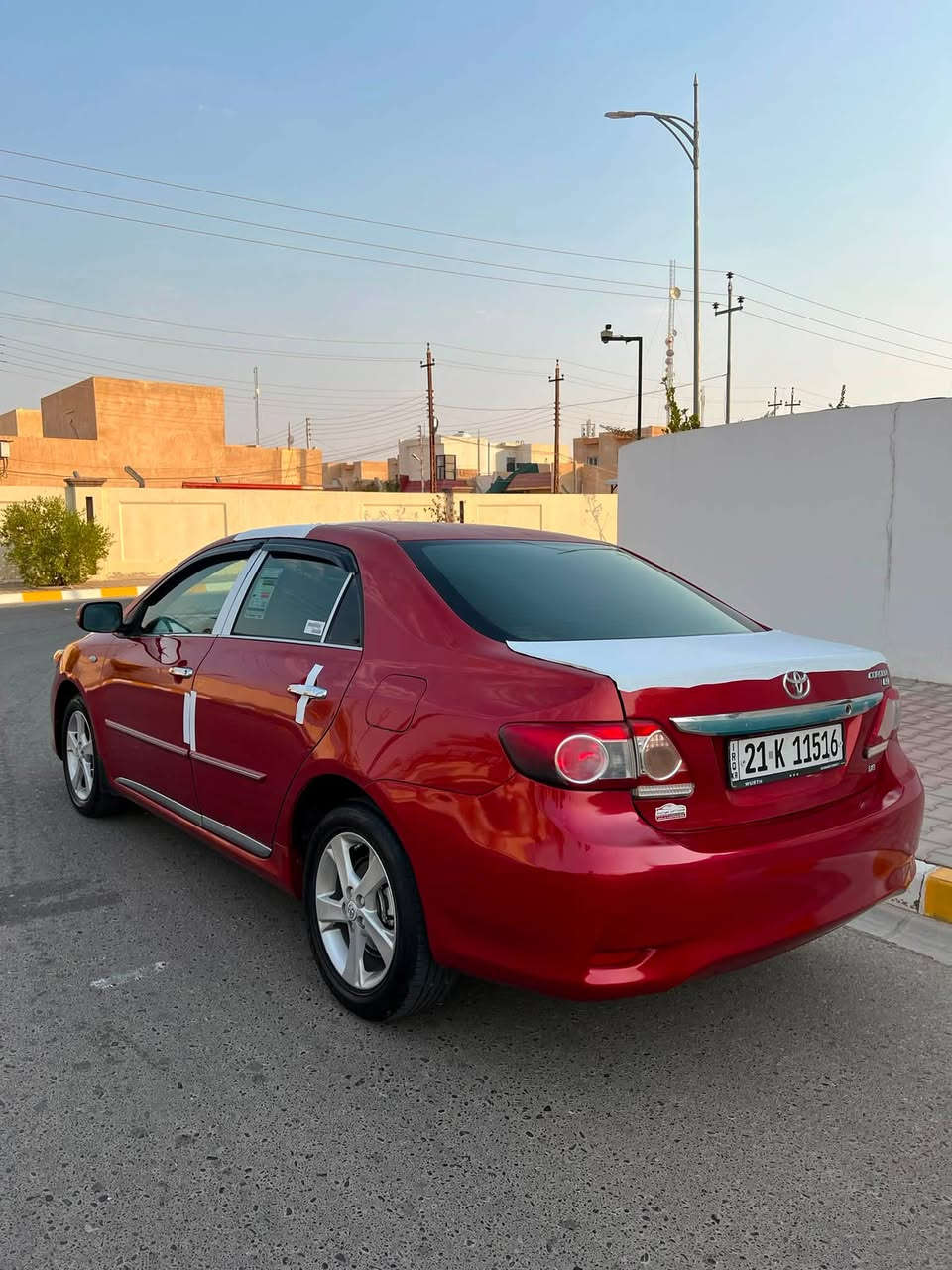 كورلا 2008 خليجي
محرك 1800 
رقم سليمانية سنوية لل2029
السيارة جاهزة 
تبريد 
تخم تاير 
صدر 
محرك لا تنقيص ولا تبخير 

مكفولة الحادث والصبغ والتبديل 
السيارة بيها جراد 

السعر : 89 وبي مجال بسيط 

مكان السيارة : تكريت 

للاستفسار :***********
