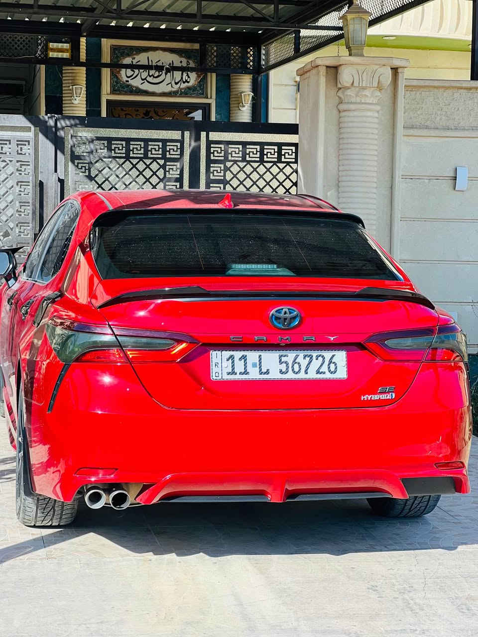 TOYOTA CAMRY 2023 SE PLUS

🔹الضرر حافه البنيد فقط يعني قطعه وحده.. 

مكان السيارة : تكريت
الموديل : 2023
اللون : احمر  
المحرك :  V4 سلندر 2500هايبرد
العداد :75ميل حقيقي 
عدد المفاتيح : 1
لوحة السيارة  : بغداد بأسمي 

📞 *********** 📞

🔹المواصفات فول الفول…🔥
 - رادار امامي ، رادار جانبي  
 - فتحة سقف سلايد
- مقاعد امامي تدفئة
- حركة مقاعد كهربائي 
- بصمة ابواب 
- لايتات زينون
- مقاعد جلد لون ابيض 
- انظمة قيادة sport.eco.normal
-مراية الوسط تعتيم اخضر
-استيرن هيتر 
-شفتات استيرن
-تشغيل عن بعد
-دخول ذكي
-مثبت السرعة
-المودات والأمور الصوتية
-حساسات ضغط اطارات
-نظام مانع اصطدامات 
-نظام مانع انزلاق
-نظام تحذير خروج من مسار

🔹استفسار عن تفاصيل والسعر  اتصال او مراسلة تكريت, عكار
