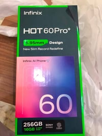 هاتف جديد infinx hot 60 pro ذاكره 256 الرام 16 جايني هدية جديد غير مست...
