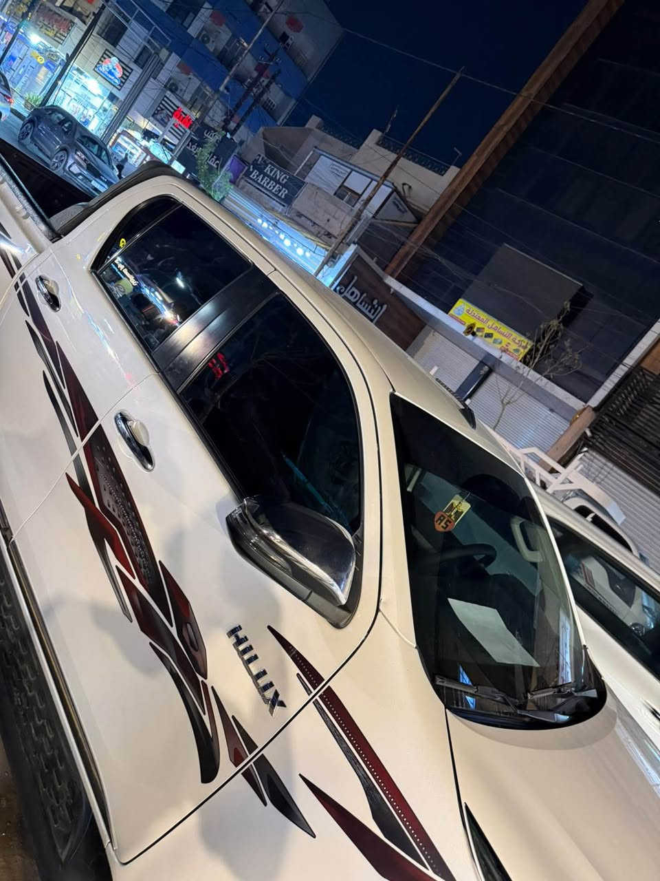 هايلوكس سعودي دبل سنترلوك 

موديل  2022 – فورويل

رقم أربيل الجديد

مكفولة من الصبغ والظربة والبارد ماشيه 73 الف 

فول مواصفات للأخير

المواصفات :

كشنات تبريد وتدفئة

شاشة جبيرة أصلية

لايتات زينون LED (عالي واطي)

بروجكترات زينون LED

دخول ذكي وبصمات على الأبواب

تشغيل بصمة

داشبول ليزري

لدات أمامية وخلفية

كاميرا خلفية + حساسات خلفية

مرايا جانبية كروم مع إشارة

تحكم كامل من الستيرن

نظام ECO لتقليل صرف الوقود

دفع رباعي 4X4

دبل خفيف + دبل ثقيل

تبريد بيانو + شاشة

كير أوتوماتيك

حساس ضغط الإطارات

ويل كب كروم ألمنيوم
السونار مرفق 

العنوان بغداد العطيفية 
باسمي شخصيا 
الهزة والفحص والرقم كله جديد 
بيها تظليل رسمي 50‎%‎

السعر 290 ورقة قفل قفل الي تعجبة السيارة والتفاصيل والسعر اهلاوسهلا بغداد, العراق
