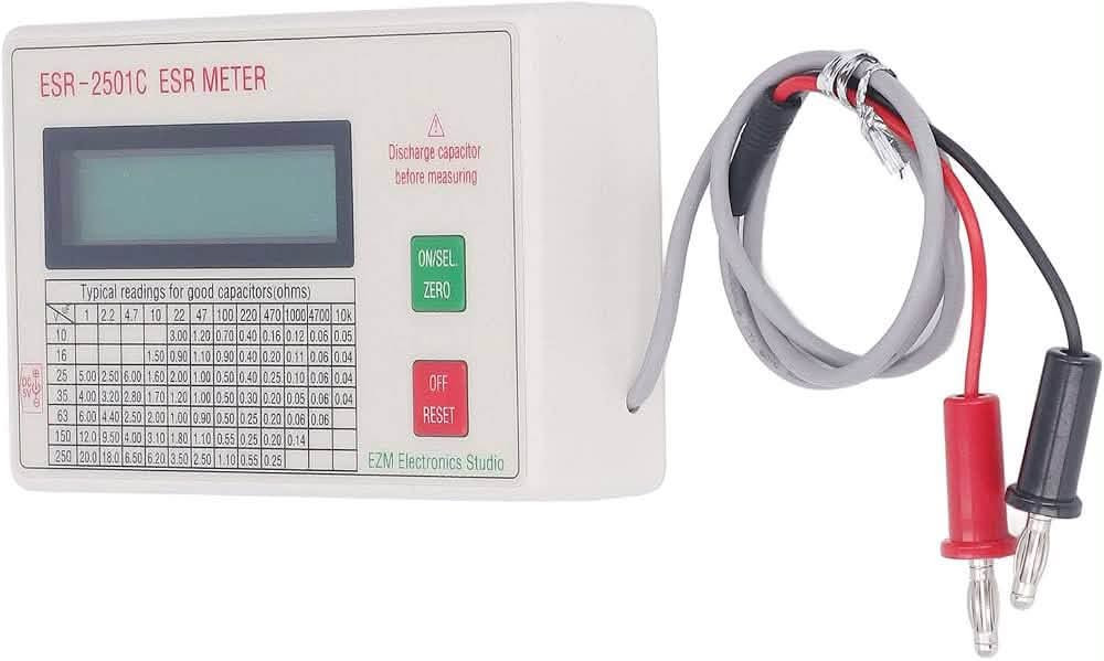 للبيع📢:جهاز ESR-2501C ESR METER الأصلي من شركة EZM Electronics Studio

الجهاز الأقوى لفحص المكثفات وتحديد التالف منها بكل سهولة😍

📌 أهم مميزات الجهاز:

✅فحص داخل الدائرة: فحص المكثف مباشرة دون الحاجة لرفعه من البورد (In-Circuit).

✅شاشة LCD واضحة: لقراءة القيم بدقة وسرعة.

✅جدول مرجعي: مطبوع على الواجهة لمعرفة القراءات السليمة للمكثفات بمختلف سعاتها وفولتيّاتها.

✅سهل الاستخدام: يحتوي على أزرار تصفير (ZERO) وإعادة ضبط (RESET) لضمان دقة الفحص.

✅ قياس ESR و DCR: وضعان للقياس لفحص المكثفات وكشف دوائر القصر.

✅ معايرة تلقائية للصفر: دقة عالية في القراءات (النطاق: 0-25 أوم).

✅يأتي مع أسلاك الفحص (Probes) الأصلية

✅ حماية من الجهد الزائد وإيقاف تلقائي: للحفاظ على الجهاز وتوفير البطارية.

✅ حجم صغير وخفيف: (125 × 80 × 32 مم) سهل الحمل والتنقل.

🚚متوفر توصيل لجميع محافظات العراق🇮🇶

📥للطلب او الاستفسار يرجى مراسلة الصفحة خاص او على الواتساب/ ‭***********‬

#العراق #بغداد #إلكترونيات #صيانة_إلكترونيات #جهاز_فحص_المكثفات #ESR_Meter #للبيع #توصيل_لجميع_المحافظات #فني_إلكترونيات #أجهزة_قياس #سوق_العراق

نص مكتوب في الصور:
- Repair and soldering
- LED patching
- SMT patching
- Smart shutdown Suitable for capacitance detection DC measurement available