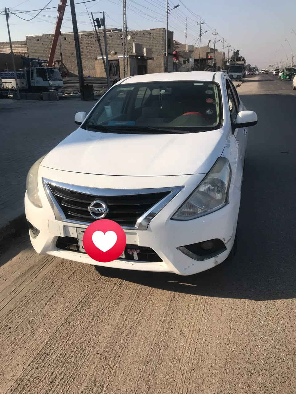 السلام عليكم نيسان هندي مديل ٢١سياره كفاله بيهة بارد بجاملق اربع اصابع وخسة بلباب تبريد ثلج كهرباء كلهة شقاله تخم تاير حداده جديده سياره كلش حلوه مذب عليهة ربع سياره رقم اربيل بسم شركه دلير خسرو 
سعر ٩٥ بيهة مجال حق جيه وممتواجد ع الفيس ***********وبخدمه طيبين
