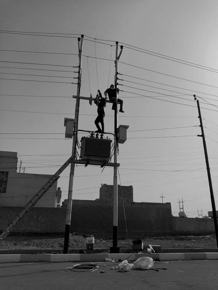 #الـسلام عليكم نصب وتسليك كافة شبكة_الكهرباء .💡.قلع الاعمده القديمـة.. نصب_محولات👷..  نحن جاهزون لكافة اعمال الكهرباء..اي ستفسار خاص أو واتساب أو  اتصال☎️ ***********

