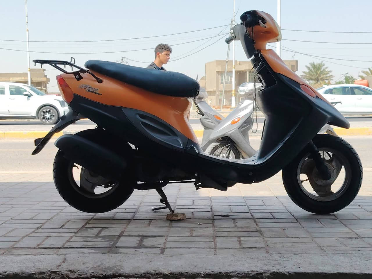 دراجه بيجي للبيع السعر ٣٠٠ وبيهه مجال الشراي يتصل عل *********** مكانهه السماوه كرهبايات شغاله سلف هندر مكينه ناعمه
