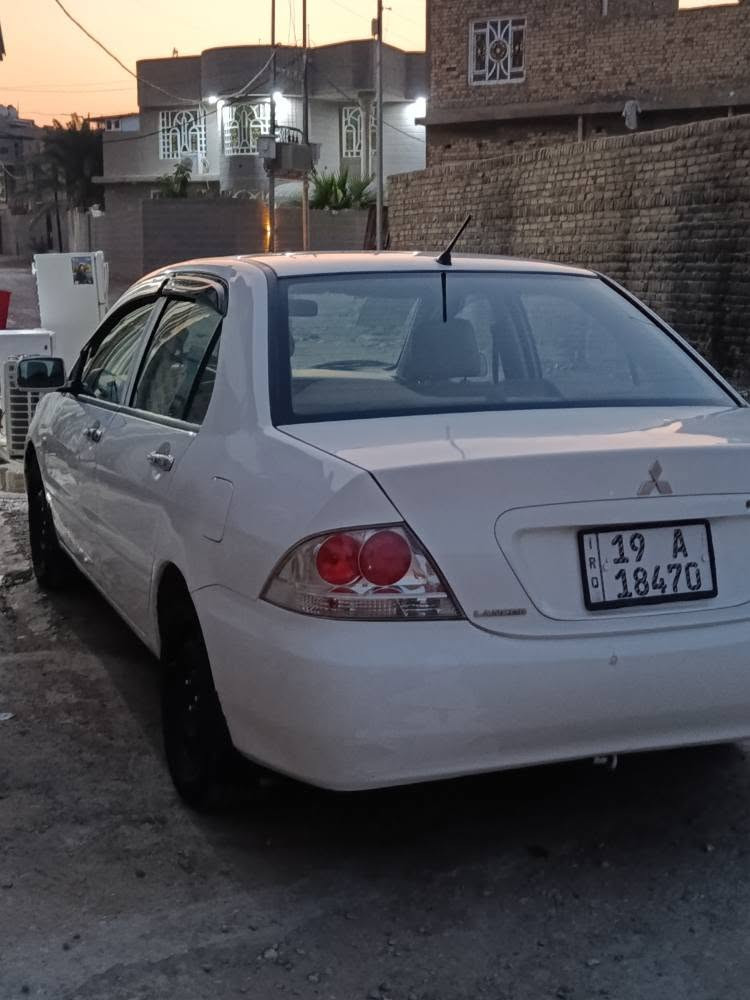 السلام عليكم 
لانسر مسيبوشي كفاله عامه مكينه 2000
السياره جاهزه من كلشي حداديه جديده 
تبريد ثلج مكانها الديوانيه قضاء عفك لاستفسار *********** ديوانية, القادسية
