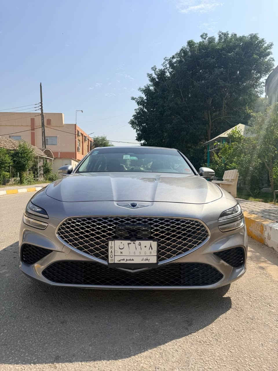 جينسسز 
موديل 2022 
ماشيه 70mi
بدون ايرباك 
رقم بغداد 
فول عدا الفتحه 
قبق جنطه تبديل 
المواصفات: 
•مكينه اربعه سلندر 2000 تيربو 
•رادار امامي
•تشغيل عن بعد
•نقط عمياء
•كراسي كهرباء 
•شاشه كبيره تدعم نضام ابل كاربلاي واندرويد اوتو
•كروس كونترول( مثبت سرعه)
•نضام محافظه على المسار ونضام القياده شبه ذانيه
•اوتو هولد
•خمس انضمة قياده
•شفتات ستيرن+تحكمات ستيرن كامله 
•دواخل جلد+ستيرن جلد 
•تدفئة كشنات 
•كامره خلفيه دواره 
•سايد بريك كهربائي+نضام تراكشن 
•فرمله ذاتيه

السعر 190 $
للاستفسار 

*********** عين التمور, كربلاء
