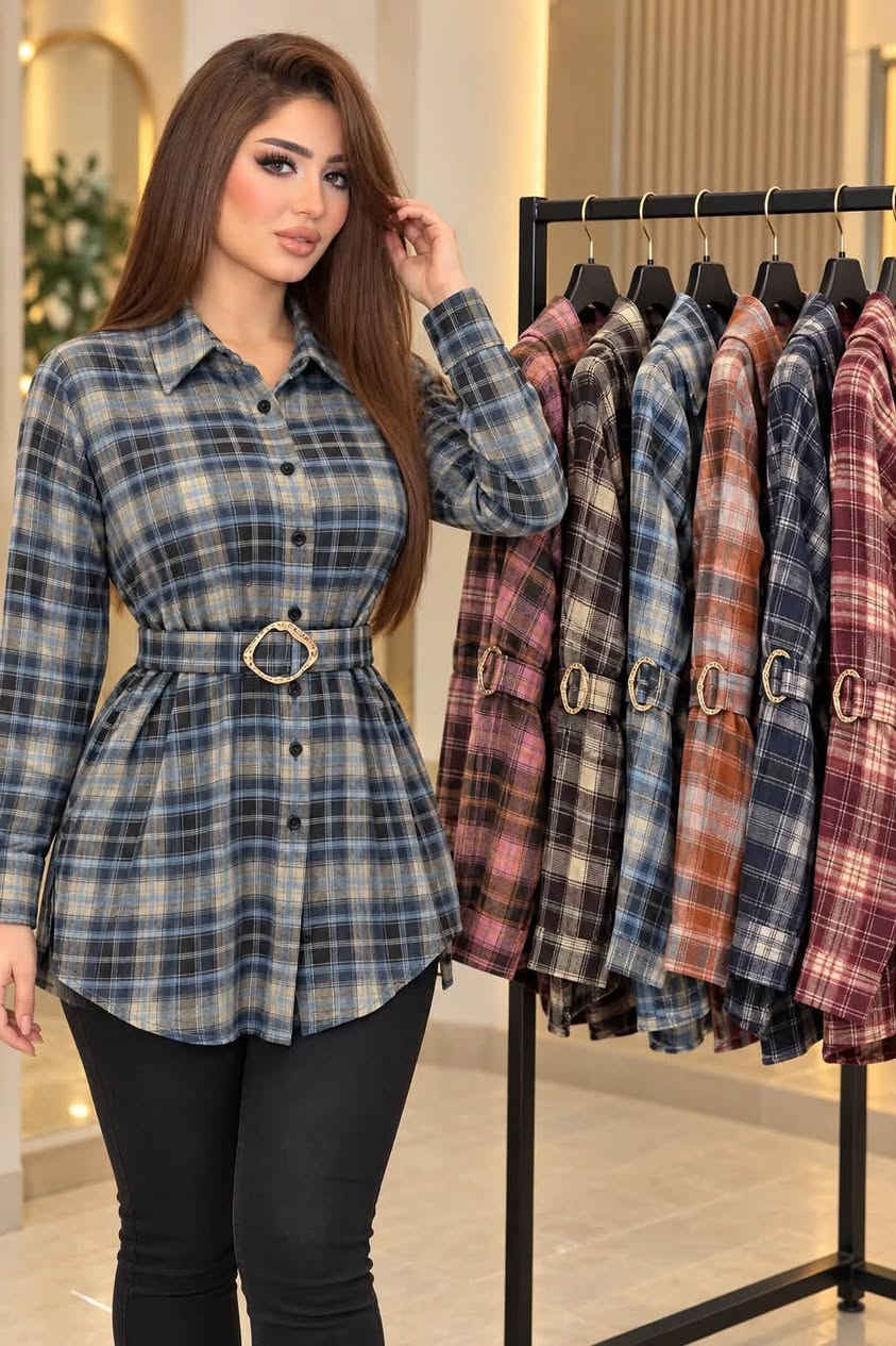 قميص كاروهات • مقاسات M-XL • الديوانية