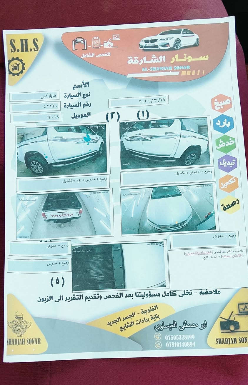 السلام عليكم  للبع سياره فورويل موديل 2018/رقم بغداد السياره مكفوله سعر 255وبيها مجال مكان السياره لانبار الكرمه ستفسار /***********
