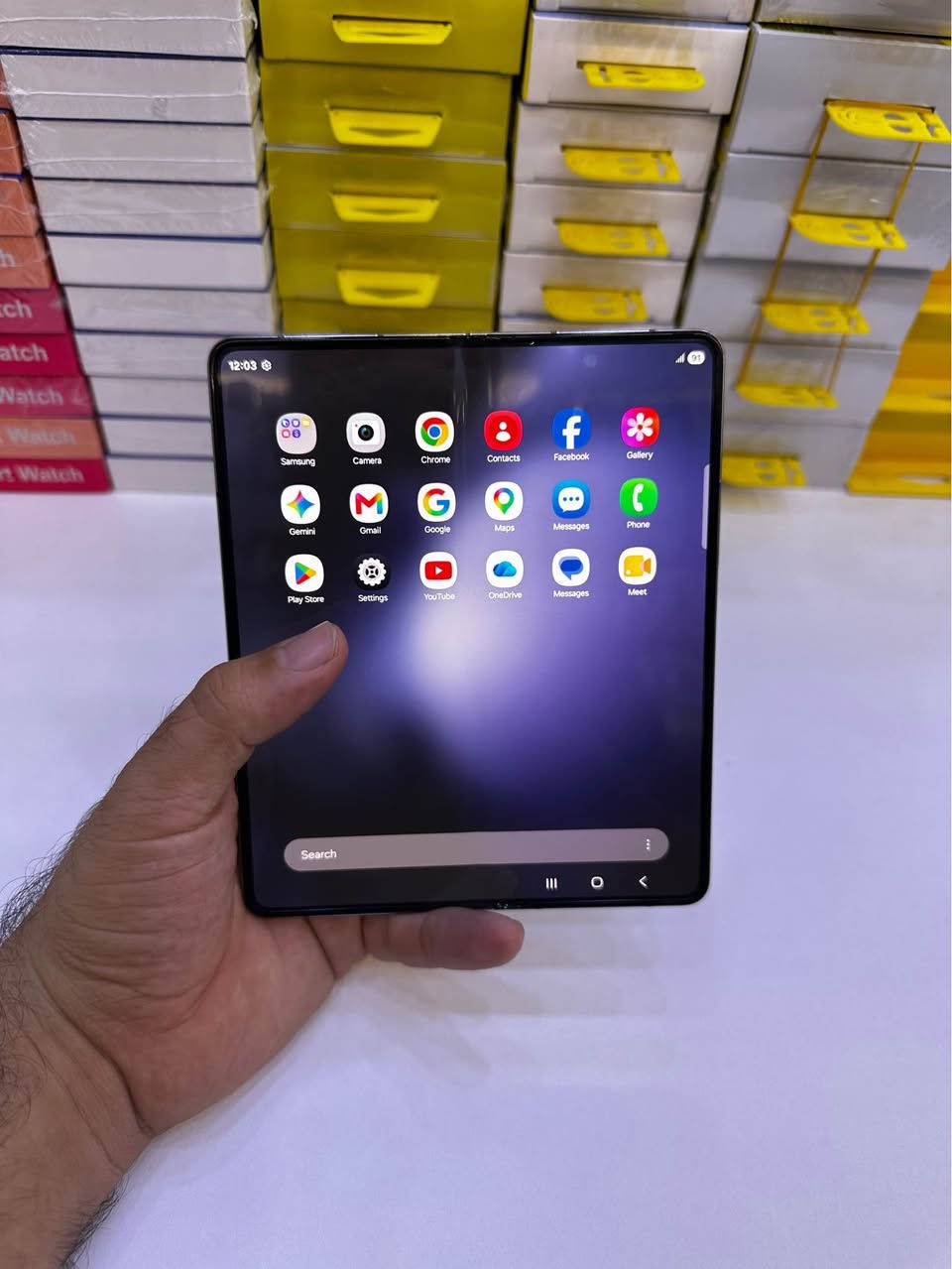 Samsung Z Fold 5
ڕام 12GB        زاکیرە 512GB
نمونە لەجوانی 
لە تی موبایل بەردەستە
نرخی  820 هەزار 

تی مۆبایل - سلێمانی - پشت چای خانەی شەعب_ بازاڕی حەمە ســور - دوکــانی ژمارە { ٩ } لەگەڵ (20)
***********
--------------
*********** السليمانية, العراق
