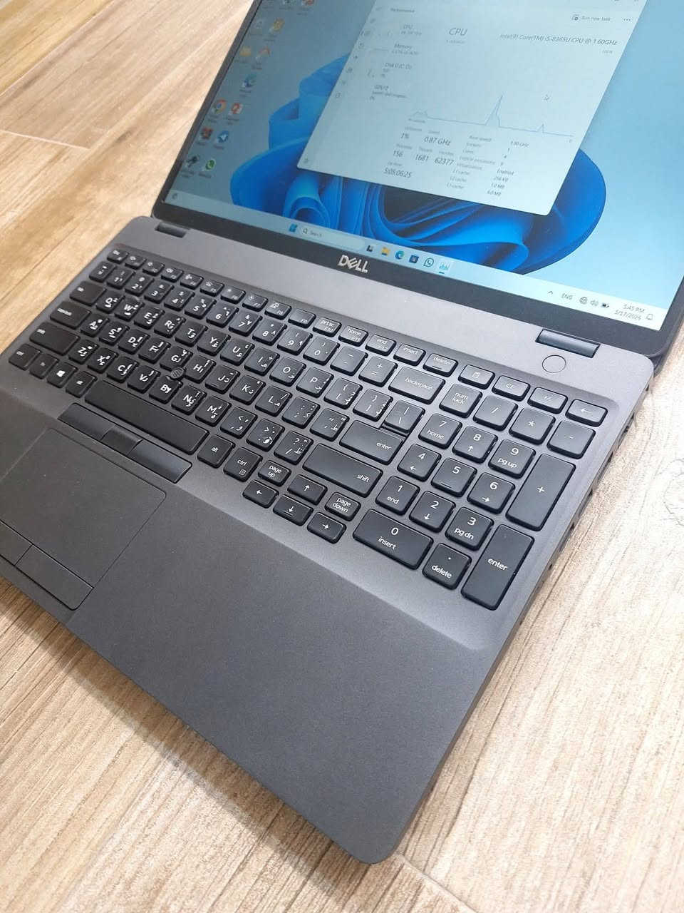 لابتوب    Dell Latitude 5500 Ci5 8th 
بمواصفات مناسبه للبرامج  المكتبية  والحسابية والتصفح والأمن السيبراني  .
بسعر275 الف دينار عراقي 
#ويشمل السعر حقيبة وماوس والتوصيل مجانا لكافة محافظات العراق 
Cpu Ci5-8365U    جيل ثامن 
Hard 256GB nvme قابل للتطوير 
Ram 8gb ddr4         قابل للتطوير 
15.6 screen 1920x1080 FHD
Back-light Ar-En ضوئي 
Charger dell شاحن اصلي 
يمكن للزبون فحص اللابتوب وتشغيله والتأكد من المواصفات قبل الاستلام  اللابتوب.
#نسبة النظافة مائة بالمائة 
#بطارية ممتازة 
ضمان لمدة عشرة  أيام للفحص في حالة وجود خلل مصنعي تستبدل بنفس الموديل حصرا 
#مكتب الابداع الهندسي 
موصل /موصل الجديدة بين مجسر الجديدة ودورة عبواليسي بمحلات الكنيسة 
/مكتب الابداع الهندسي/للتواصل والحجز 
*********** واتس.
