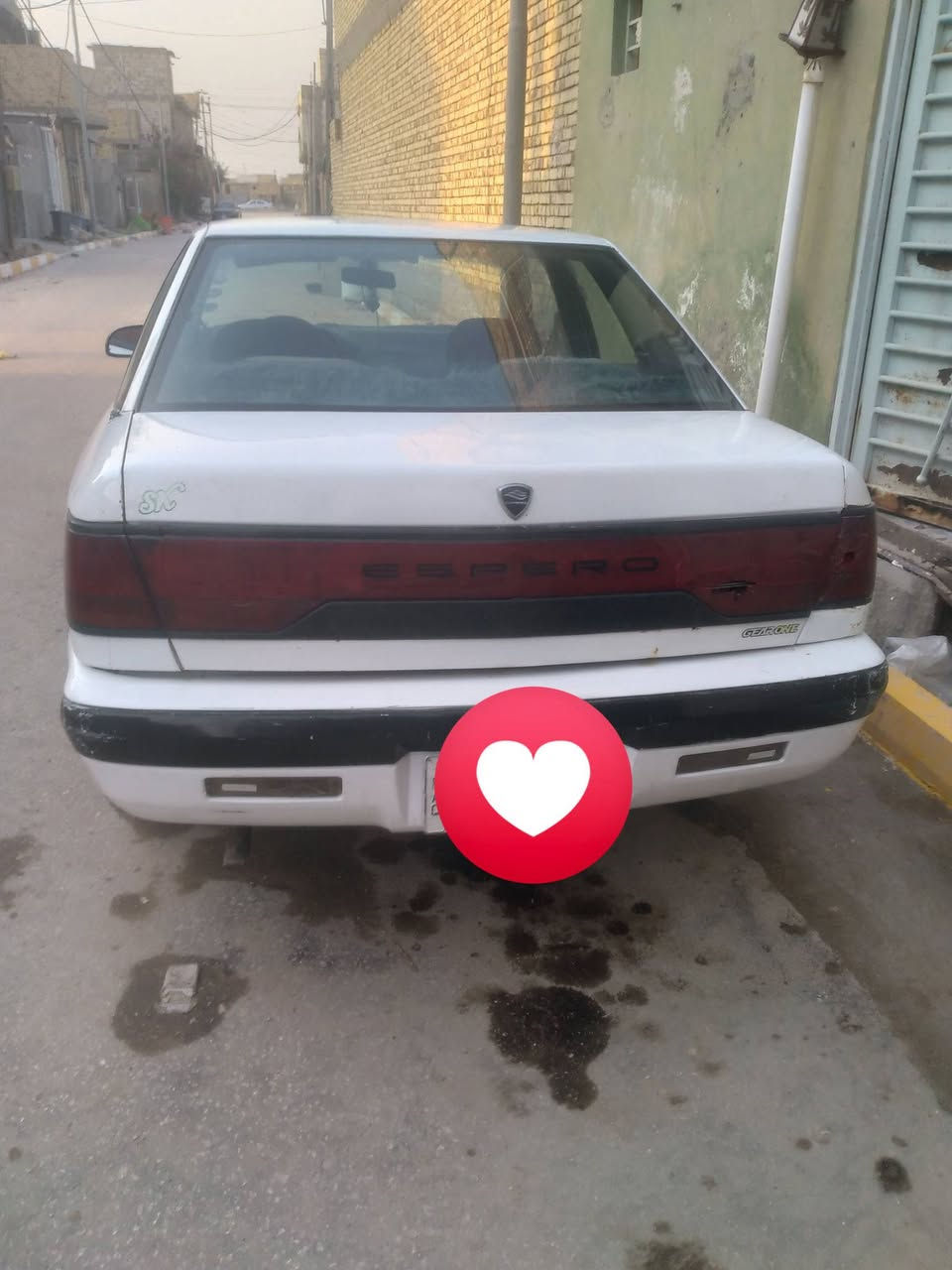 سياره دايو اسبرو  اوتوماتيك
سنويه صاقطه 2025
ابيع هلموجود راعيه موبايله نقفل وماندله 
غرامات مصفره تخم تاير كير مكينه حداديه سياره نضيفه
وجاهزه 
سعر 14 ورقه مع المجال بسيط
عنوان شاميه ***********
