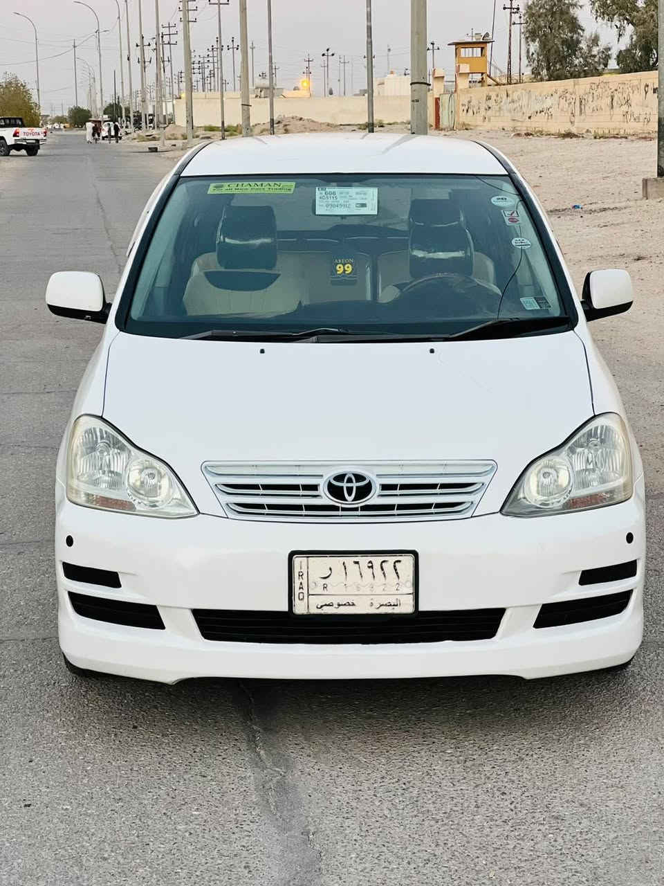 تويوتااا ابصم موديل 2003 تحويل مباشر
مكفوله من كلشي ضربه وصبغ 
شاشه كامره خلفيه حساسات 
تحكم ستيرن مثبت سرعه 
رقم بصره مشروع وطني سنويه مجدده
ال //2029// 
مكينه وكير جدد ستوني شادهن 
السياره جديده وجاهزه من كلشي 
تبريد حداديه تخم تاير كله جديد 
السعر //118// والشراي يتصل 
***********
مكاني البصره
