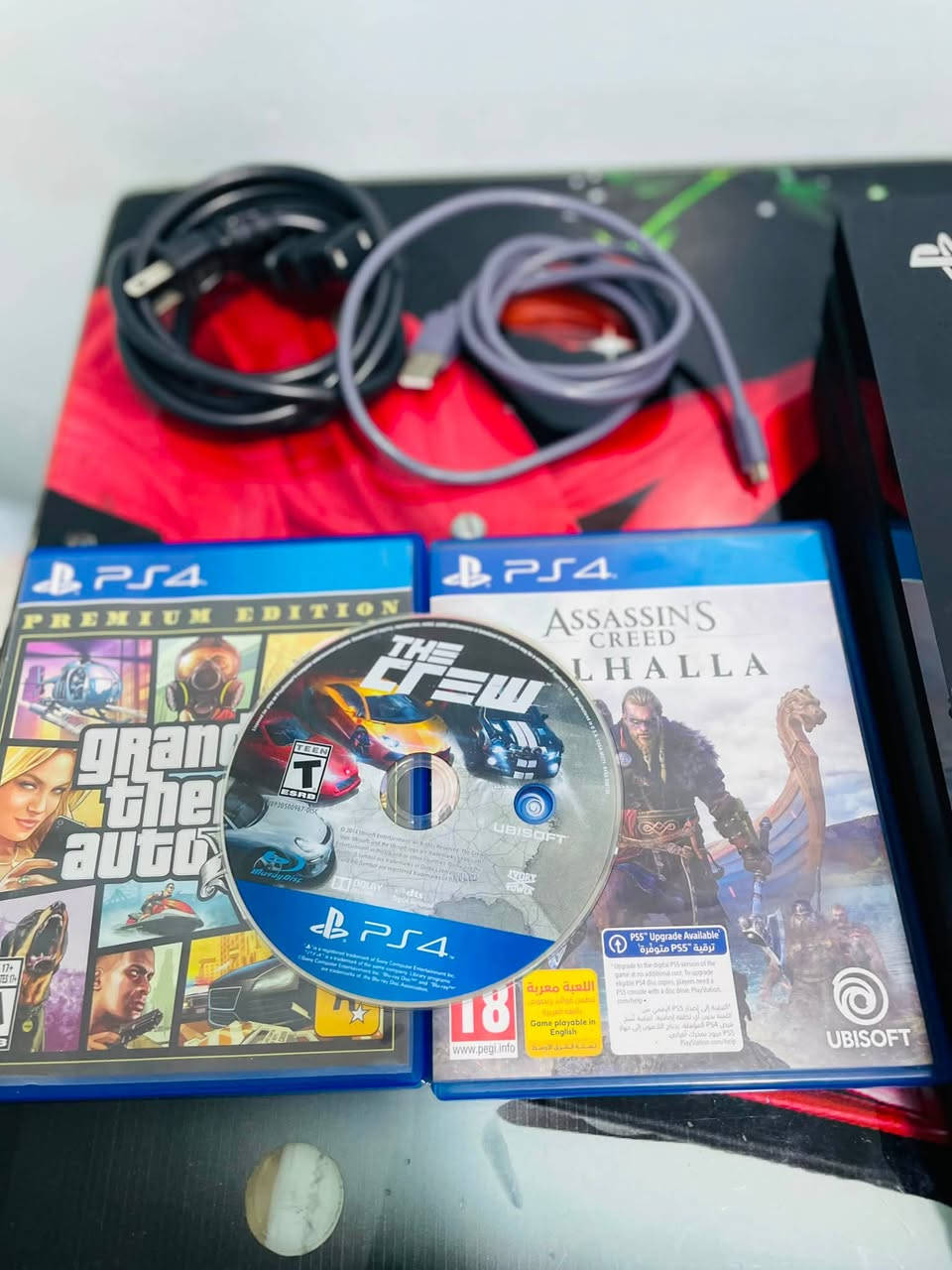 🎮 للبيع PS4 Pro أمريكي أصلي – مستعمل بحالة ممتازة 🎮

🔹 السعة: 1 تيرا
🔹 الباندل: Star Wars
🔹 الجهاز: ما مفتوح أبدًا، على حالته الأصلية
🔹 الجواستكات: 2 أصلية
🔹 الملحقات: كاملة
🔹 الأقراص: 3 ألعاب
🎮 GTA V
🎮 The Crew
🎮 Assassin’s Creed

💰 السعر: 325 ألف دينار قابل للتفاوض
📍 الموقع: بغداد – الحرية
📞 للاستفسار والتواصل: ***********

🔥 جهاز كامل وجاهز للعب، مناسب للي يدور على PS4 Pro أصلي ونظيف!
