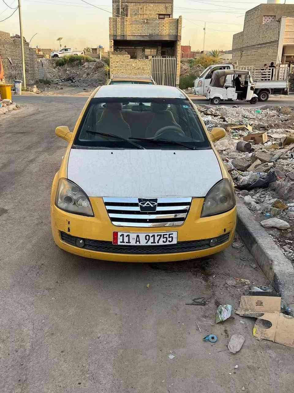 شيري A5 • مكينة كورلا 1800 • رقم بغداد مصفره