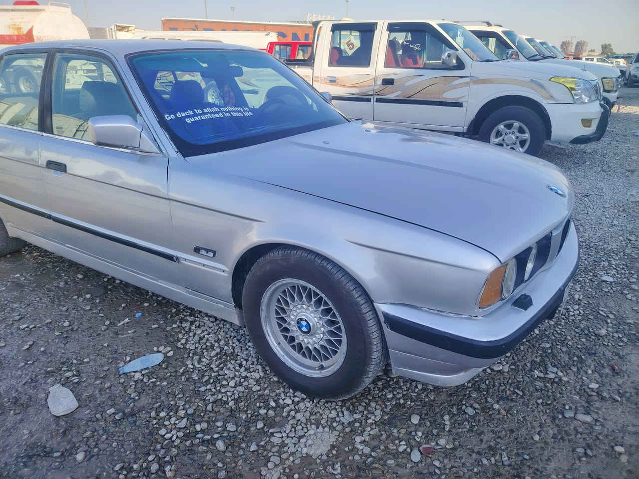 BMW525
موديل 1991
رقم اربيل 
مكينه وكير مكفولات 
كير عادي
تبريد شغال
صدر امامي خلفي جديد
تخم تاير جديد
صبغ عام جماليه
السعر 30
العنوان کلار
الاستفسار ***********
