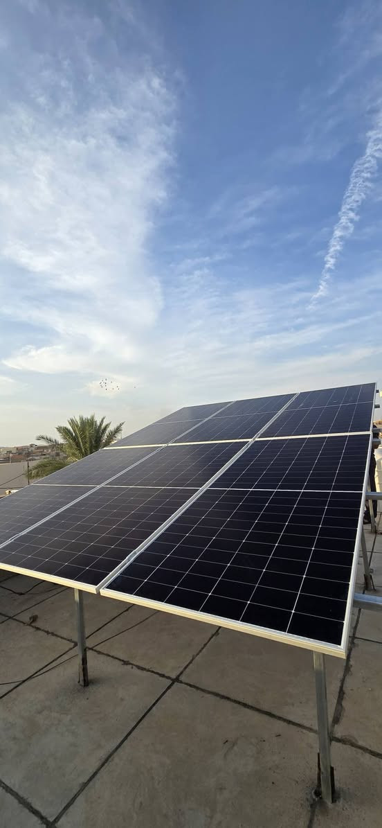 نظام كهروضوئي • ألواح لونجي 650W • بطارية ليثيوم 16KWH