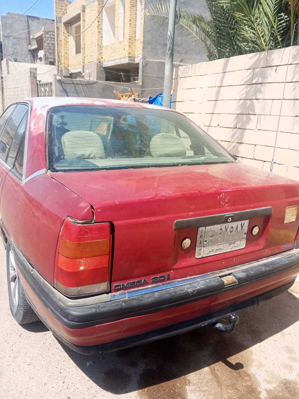 سلام عليكم أوبل اوميكا للبيع موديل 92 كير ومحرك حاويه سياره علا وضع شركه جارده بس رقمها انبار كير عادي
سعر 20
العنوان الرمادي الحوز الاتصال ***********
