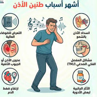 عيادة الحسين • فحص اذن بالكاميرا • جراحة بالليزر
