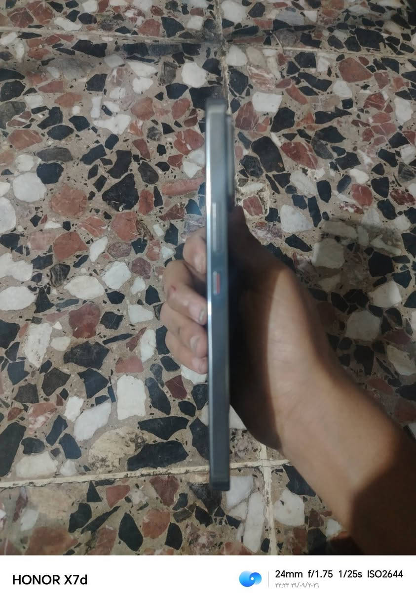 علي سلام عليكم
انفنكس جي تي 30 برو للبيع معروف بمواصفاته قويه كلش شاشته 144 هيرتز ببجي 120 فريم سلاسه فول بطاريه 55000 ملي امبير بطاريه 97 بعده جديد شفتات مال العاب شغلات فول لوك جديد كله شغال سعره 310 وبي مجال بصيط
ويا فريز هديه 🎁
الاستفسار عل ما سنجر

نص مكتوب في الصور:
- هاتفي XOS 16.3.0 التحقق من التحديثات اسم الجهاز Infinix GT 30 Pro التخزين ٤٤٠,٣٨ غ.ب / ٢٥٦ غ.ب الطراز Infinix X6873 وحدة المعالجة المركزية Dimensity 8350 Ultimate RAM ١٢٠٠ غ.ب+١٦٠ غ.ب الكاميرا الخلفية 108M+8M الكاميرا الامامية 15M البطارية 5500mAh الشاشة ٢٢٤٠x٢٧٢٠ HONOR X7d 24mm f/1.75 1/50s ISO775 ٢٣:٢٤ ٢٩/٠٩/٢٠٢٦
- HONOR X7d 24mm f/1.75 1/25s ISO2569 ٢٣:٢٣ ٢٩/٠٩/٢٠٢٦
- HONOR X7d 24mm f/1.75 1/25s ISO2644 23:23 29/09/2026
- HONOR X7d 24mm f/1.75 1/50s ISO4772 ٢٣:٢٣ ٢٩/٠٩/٢٠٢٦