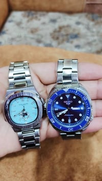 ساعات سايكو 5 و باتك فيليب البيع اوتوماتيك  الواحده عل 25 ساعات جديده ...