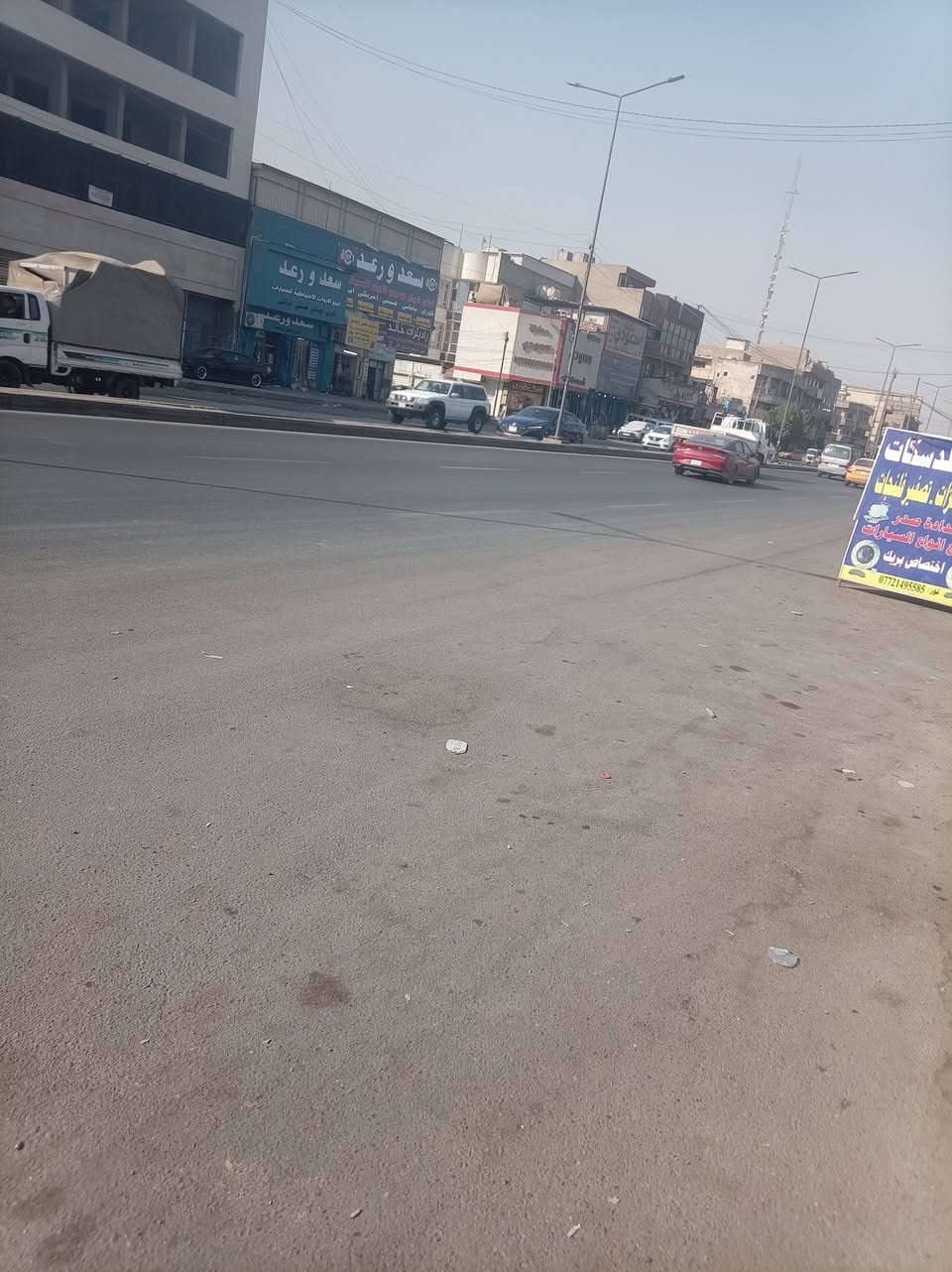 سلام عليكم محل بنجرجي لبيع مكانه بغداد المشتل الشارع العام مقابل مطعم الف عافيه ***********
