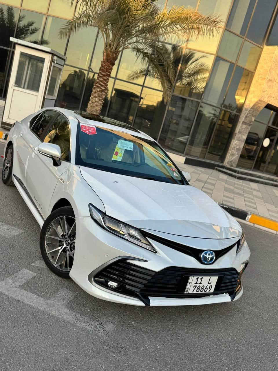 / السيارة ب اسمي تحويل مباشر بدون وكاله 
كامري خليجي GLE-2024-هايبرد 
-بصمة تشغيل
-بصمة أبواب
-كاميرا خلفية 
-حساسات أمامية وخلفية 
-مثبت سرعة 
-مرايات جانبية كهربائية 
-شاشة كبيرة 
-مصابيح أمامية ليد 
-قفل مركزي للأبواب 
-كار پلاي
-تبريد خلفي 
-٨أيرباك
-كراسي كهربائي 
-تحكمات في الاستيرن 
-هاند بريك بصمة 
-أوتو هولد
-فتح ذكي للصندوق 
-ثلاث وضعيات للقيادة 
‏Sport 
‏Normal 
‏Eco
-بلاجكتور
-كشاف ضباب 
پرده خلفية كهربائي 
سلايد
السيارة تخم تاير جديدة الاستفسار                                             الاتصال بالرقم  ***********
ملاحظه السياره بيها جاملغ وبنيد 
والسونار كدامك
190$ وبيها مجال
