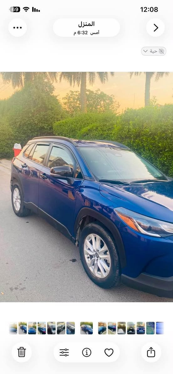 🚗 للبيع | تويوتا كورولا كروس أمريكي 2024 🚗

✨ المواصفات:

•  موديل: 2024
•  وارد: أمريكي
•  محرك: 2000 سي سي
•  رقم بغداد
•  الممشى: 33 ألف ميل
•  السيارة بحالة ممتازة، جاهزة للاستخدام ولا تحتاج أي مصروف.

🌟 المميزات:
✅ بصمة (تشغيل ودخول ذكي)
✅ تشغيل عن بُعد
✅ شاشة Apple CarPlay
✅ رادارات وحساسات أمامية وخلفية
✅ كاميرا خلفية أصلية
✅ مثبت مسار (Lane Assist)
✅ تحكم بالستيرن
✅ قيادة ذاتية (مساعد قيادة)
✅ أوتو هولد
✅ سايد بريك إلكتروني
✅ إشارات بالمرايا
✅ تبريد مقعدين أماميين
✅ هزة (تنبيه مغادرة المسار)
✅ سنوية مجددة

💰 السعر: 17,000 دولار (قابل للتفاوض بالمعقول)

📍 الموقع: بغداد – حي الجامعة

📞 للاستفسار والاتصال:
***********
*********** بغداد, العراق
