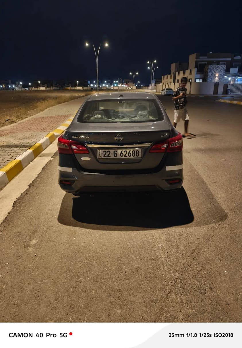 نيسان سنترا موديل 2019 SV بيها 3قطع ومزوده منضومه غاز ايطاليه سعر105وبيه مجال ***********
