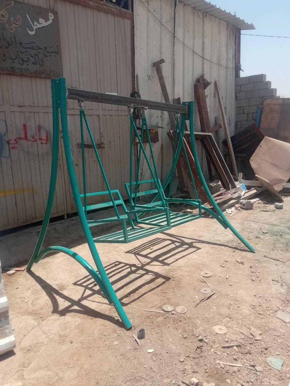سلام عليكم مراجيح وزحليقات  كل الملاعب الطفال  السعرمناسه    عنوان  كوفه طريق السياحي قرب فلكه العباسيه  
***********وتساب 
***********
يوجد توصيل مجاني داخل النجف
