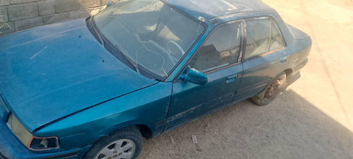 السلام عليكم مازده 323 محرك  مسكر اوتماتيك  سياره متروكه تريد تعمير محرك شغال بي خربطه الايرفلو عاطل كهربائياتها شغاله تريد تايرات رقم فحص صلاح الدين  شرط التحويل   السعر 15 وبي مجال قليل هاتف ***********
