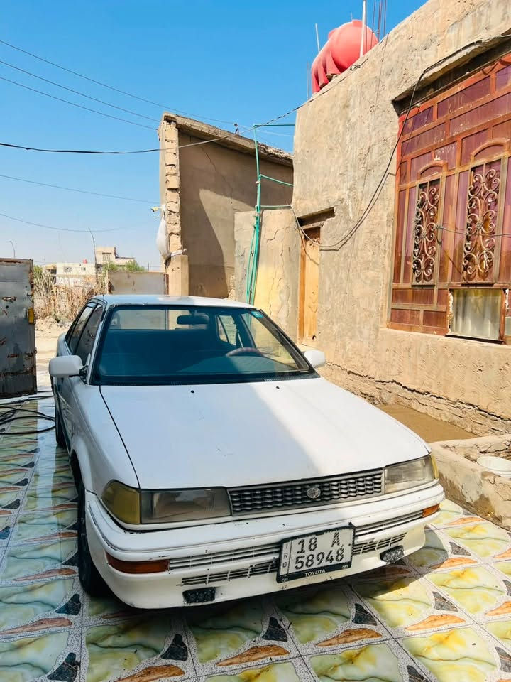 سلام عليكم للبيع كورلا موديل ٩١ سيارة جاهزة كير مكينة تبريد كهربائيات كلها شغال باتري جديد تايرات جدد سعر ٣٥ وبي مجال مكان سيارة بابل مركز مدينة ***********
