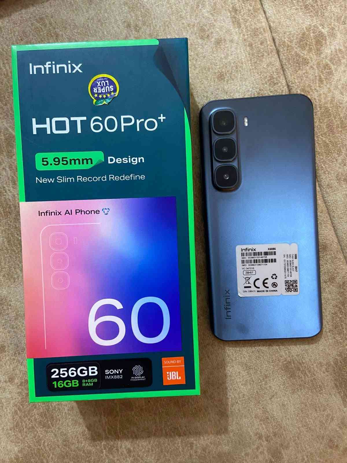 انفينكس HOT60 Pro+ • رام 16GB • ذاكرة 256GB