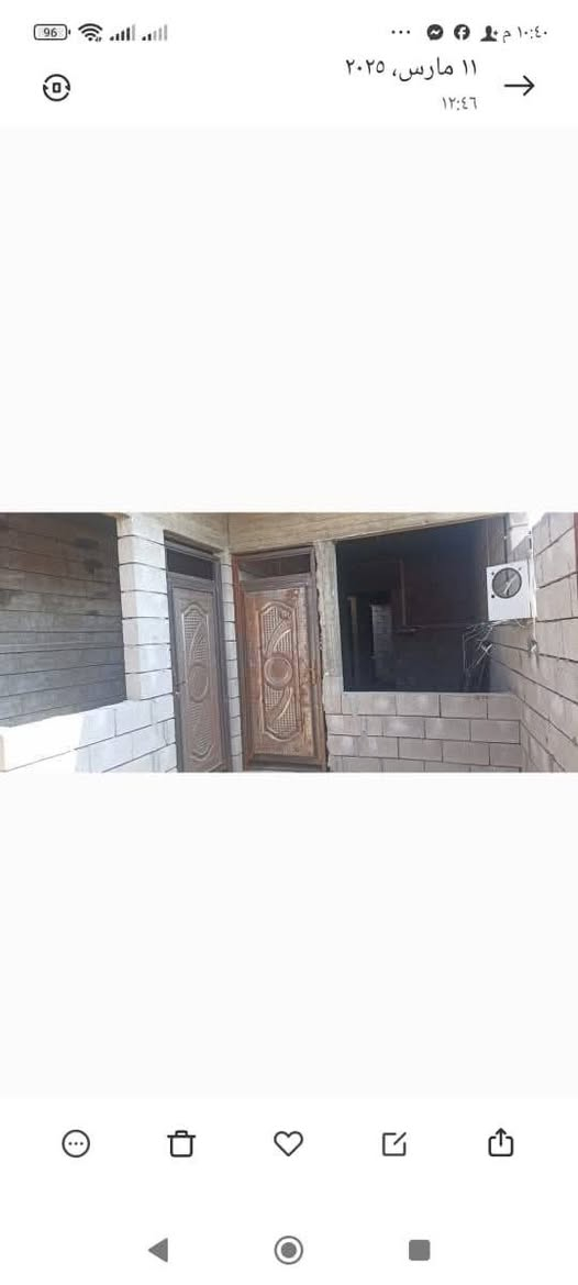 🏡 إعلان عقاري مميز | للبيع هيكل مساحة 100 متر 
​📌 التفاصيل:
​المساحة: 100 متر .
​التقسيم الداخلي: غرفة نوم + استقبال + هول + مطبخ + خدمات صحية.
​البنية التحتية: المجاري للمرحلة الأولى كاملة بالكامل.
​الموقع: الموصل  - الملايين الثانية مجمع عمر الطويل .
​💰 السعر: 39 مليون دينار عراقي (وبيه مجال للطيبين).
​📱 للتواصل والاستفسار:
يرجى الاتصال على الرقم ***********  أو المراسلة عبر الواتساب.
