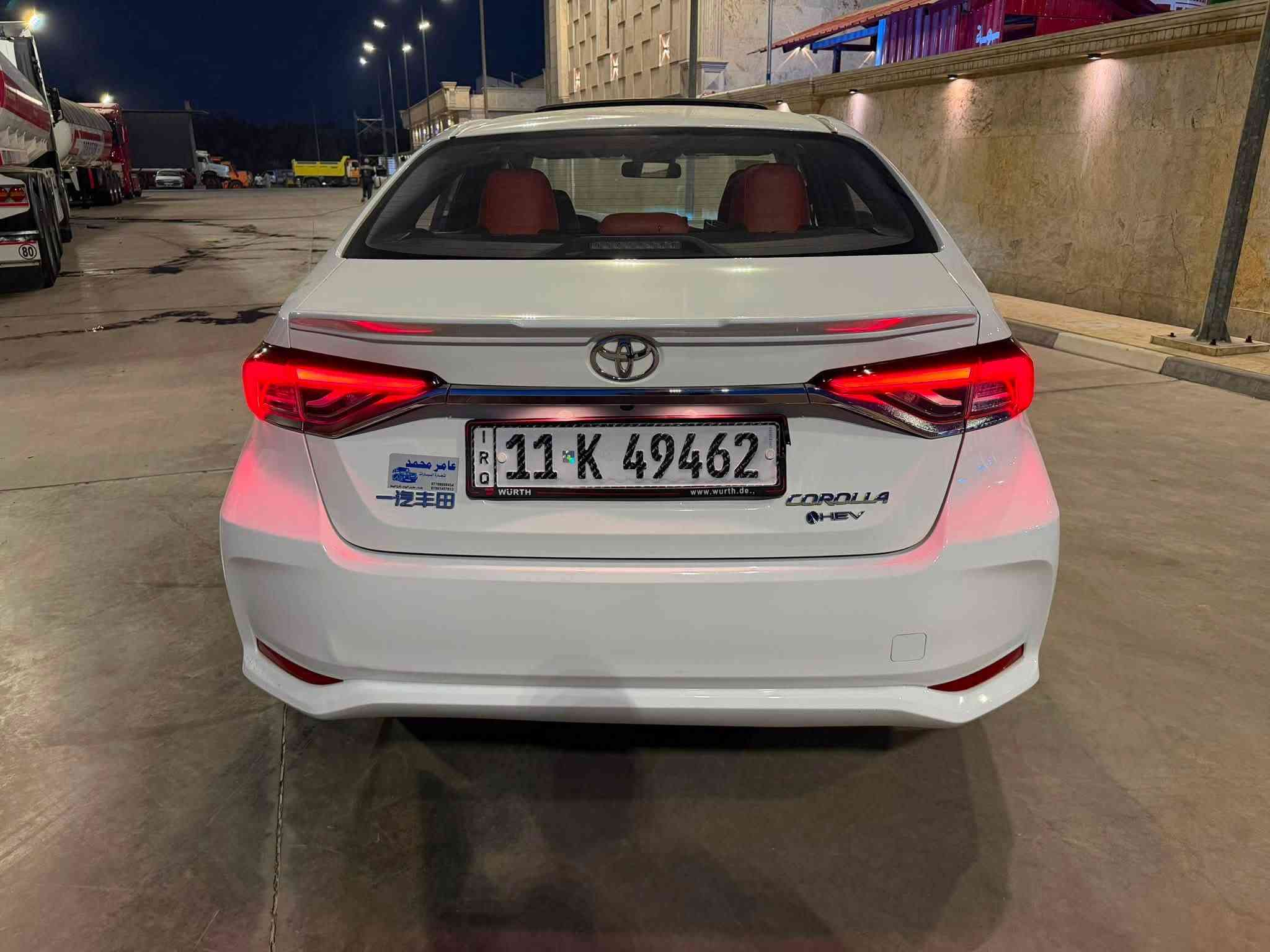 كورلا هايبرد شكل خليجي فول موصفات 25 
كشن كهرباء 
داخل احمر 
سلايد روف 
تحكم ستيرن فول 
هند بريك بصمه 
مودم درايف 
وباقي موصفات المعروفه 
مكاني بغداد حي الاعلام رقمي *********** 
السعر 166 مجال بسيط 
سياره ماشيه 10 الف 
جديده جدآ
