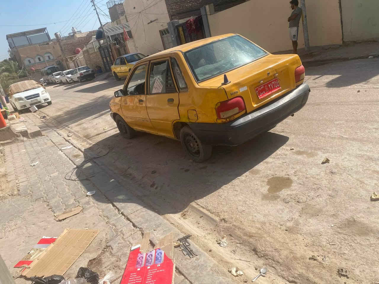 سلام عليكم سايبة للبيع مديل ١٢ رقم صدامي سنوية اصلية كير مكينة جدد حدادية كلج برك ترايك وين مايعجبك سيارة جاهزة مال جناي سعر ٦ ونص وبيهة مجال بدون تحويل مكاني النجف ***********
